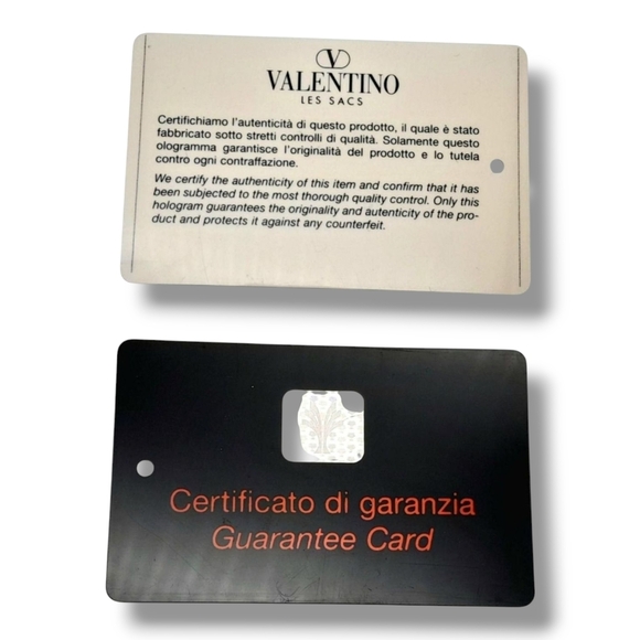 Valentino Garavani Brown Black V Monogram Crossbody Clutch WOC Gold Hardware - Picture 11 of 11